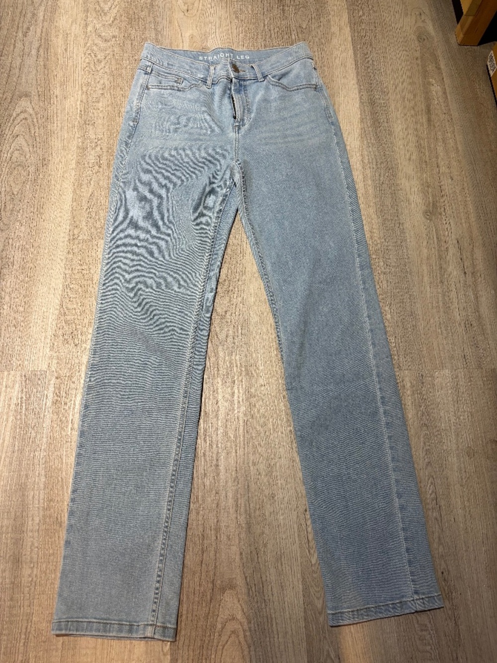 pale wash stretch jeans